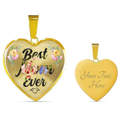 Best Mom Ever - Gift For Mother's Day - Heart Pendant Necklace