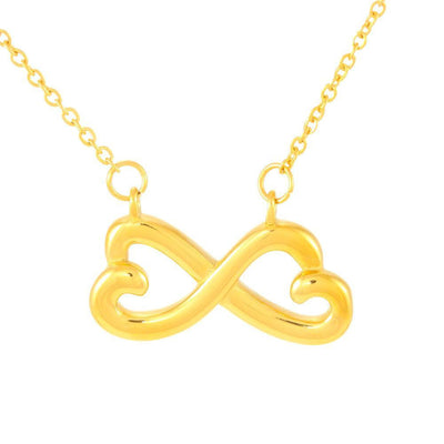 Walk Through Fire - Infinity Hearts Necklace Romantic Gift For Her