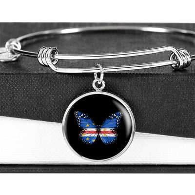 Butterfly C - Luxury Circle Bangle Bracelet Gift Idea