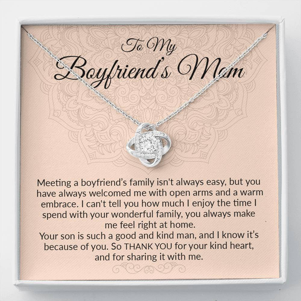 Gift For Mom - Special Gift For Mom - Love Knot Necklace