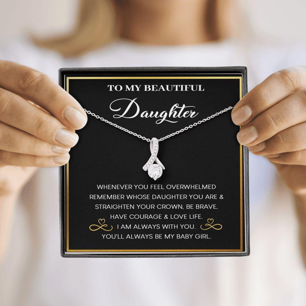 Alluring Beauty Necklace, Gift for Daughter, I Am Always With You