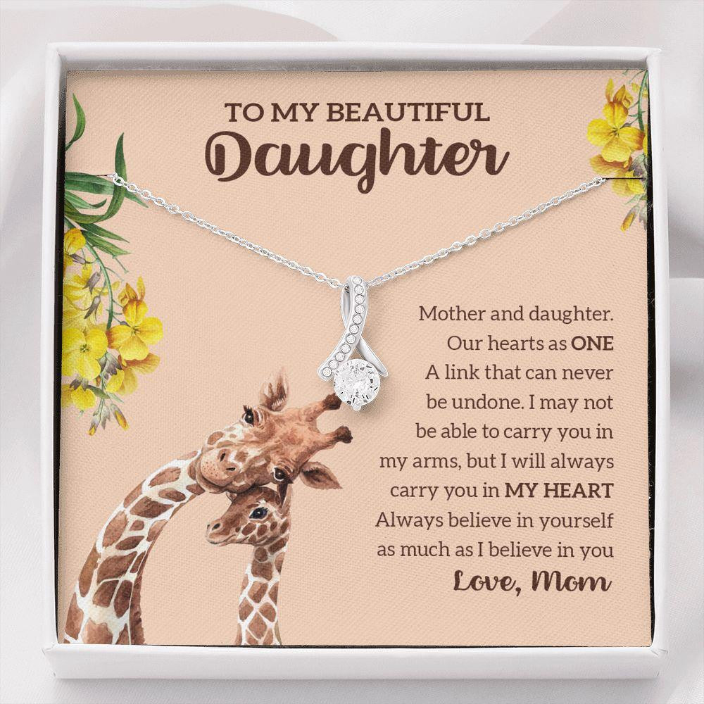 Alluring Beauty Necklace, Gift for Daughter, Our Hearts As One - Alluring Beauty Necklace