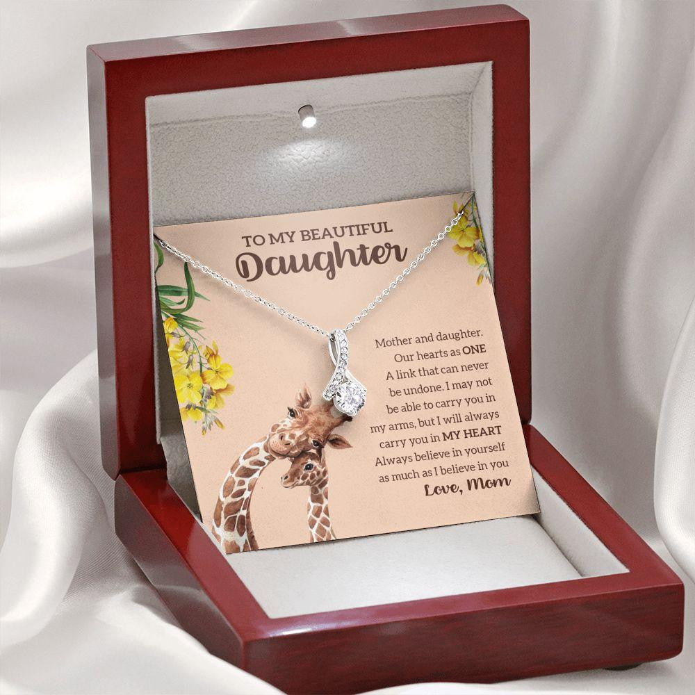 Alluring Beauty Necklace, Gift for Daughter, Our Hearts As One - Alluring Beauty Necklace