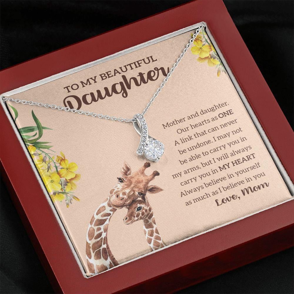 Alluring Beauty Necklace, Gift for Daughter, Our Hearts As One - Alluring Beauty Necklace
