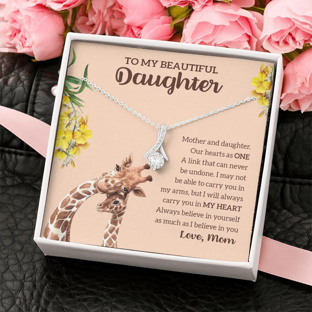 Alluring Beauty Necklace, Gift for Daughter, Our Hearts As One - Alluring Beauty Necklace