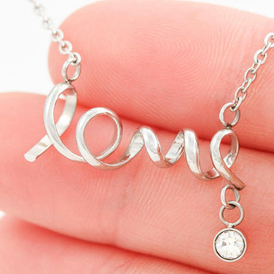 Beautiful Chapter - Scripted Love Necklace Gift For Her