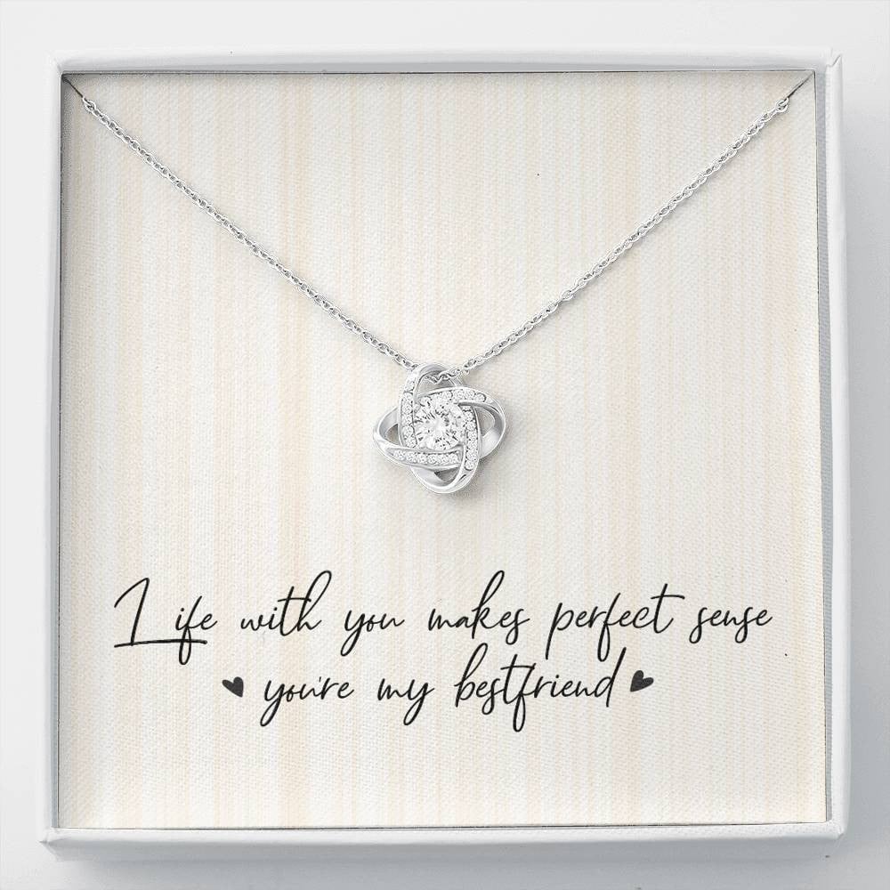 Best Friends - Love Knot Necklace Luxury Birthday Gift For Her