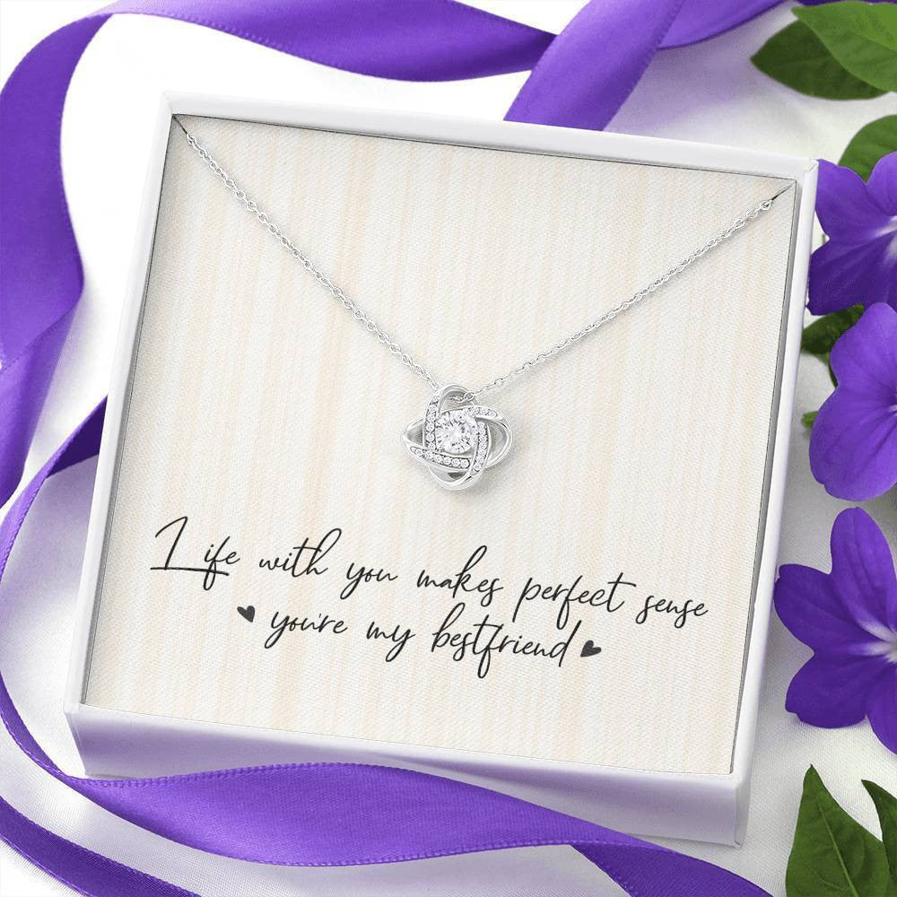 Best Friends - Love Knot Necklace Luxury Birthday Gift For Her