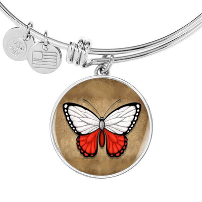Butterfly P - Luxury Circle Bangle Bracelet Gift Idea