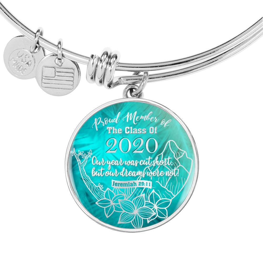 Class Of 2022 - Graduation Bangle - Luxury Circle Bangle Bracelet Gift Idea