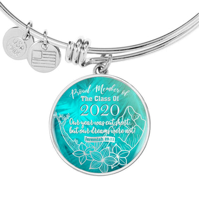 Class Of 2022 - Graduation Bangle - Luxury Circle Bangle Bracelet Gift Idea