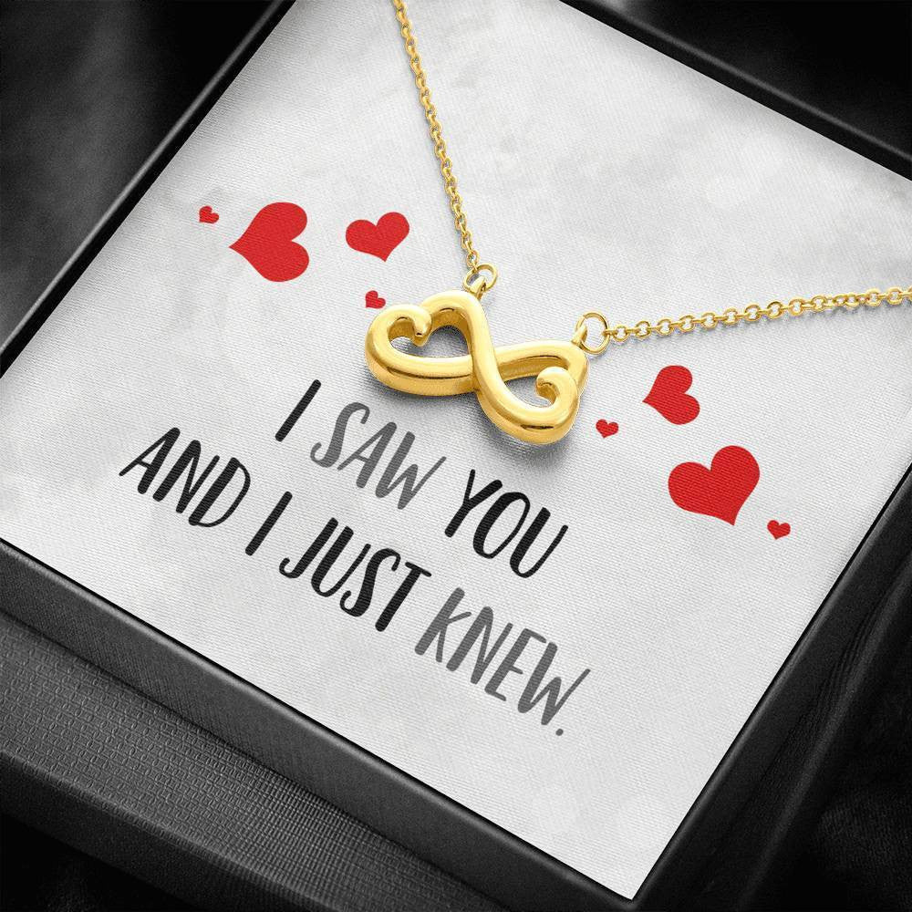 I Just Knew - Infinity Hearts Necklace Romantic Gift For Her