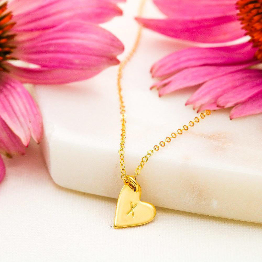 I Love You Sis - Unbiological Sister - Jewels Girl Gift For Her - Sweetest Hearts Necklace Gift For Sister