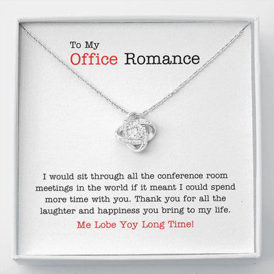 To My Soulmate - Office Romance - Love Knot Necklace Gift Idea Gift For Her