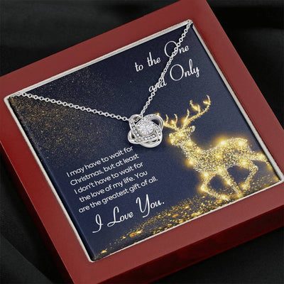 Christmas Gift For Wife - Love Knot Necklace