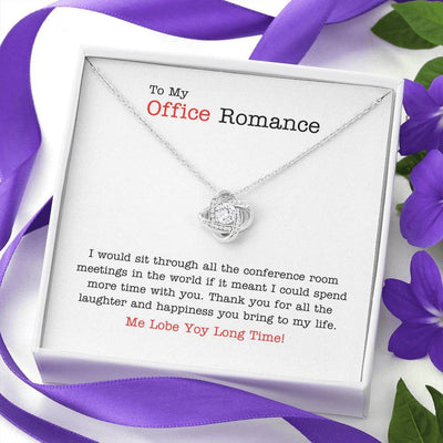 To My Soulmate - Office Romance - Love Knot Necklace Gift Idea Gift For Her