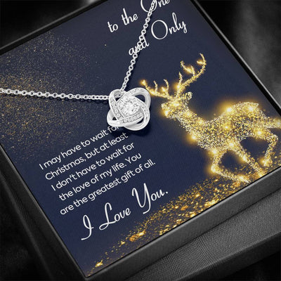 Christmas Gift For Wife - Love Knot Necklace