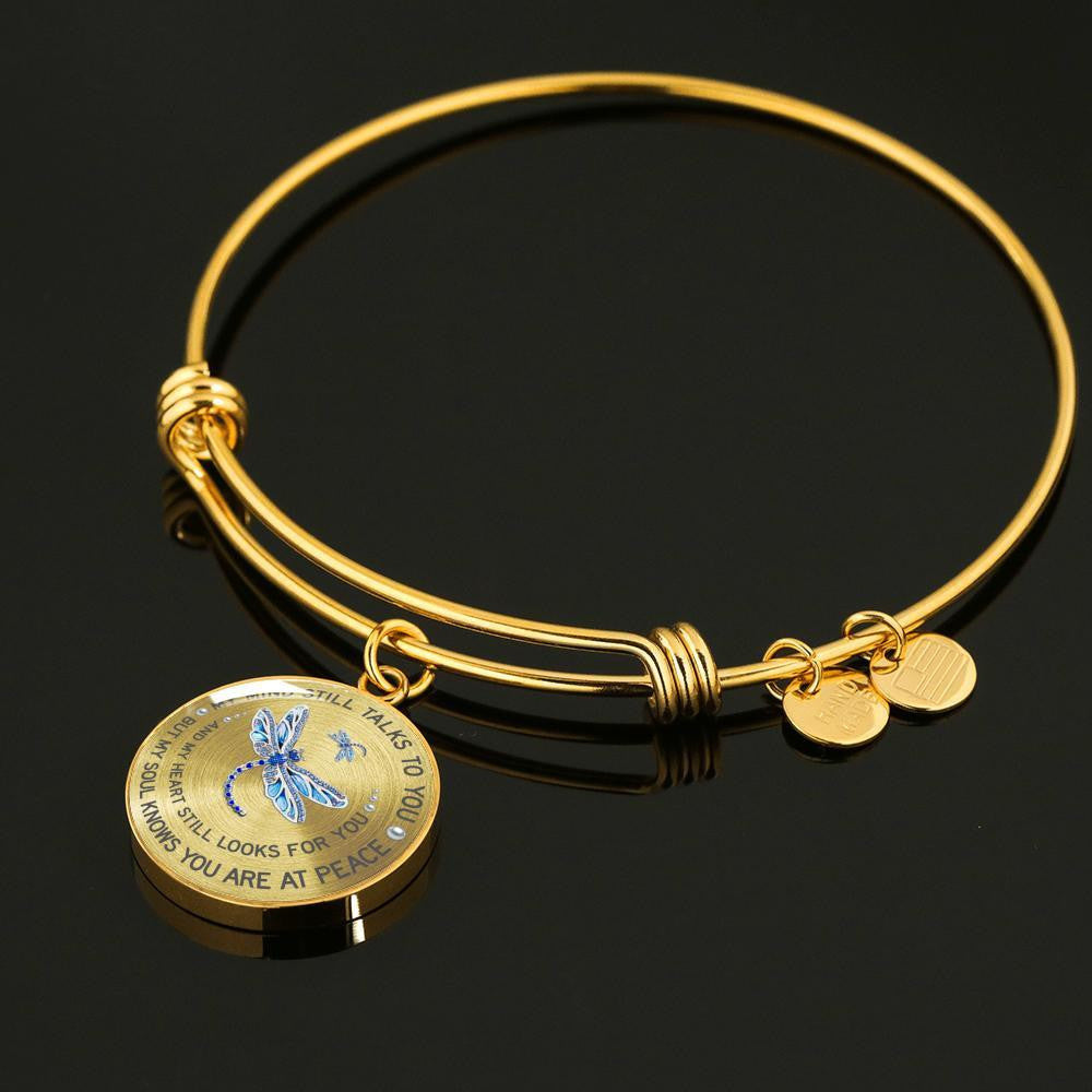 Memorial Circle Necklace My Mind Still Talk To You - Circle Pendant Necklace
