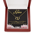 To My Grandma Nana Gfit Eternal Love 10K Solid Gold Heart Necklace Gift Set Diamonds Everlasting Love Luxury Box Gift From Him