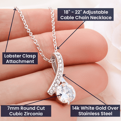 To My Boyfriend's Mom - Thank you for everything - Alluring Beauty Necklace