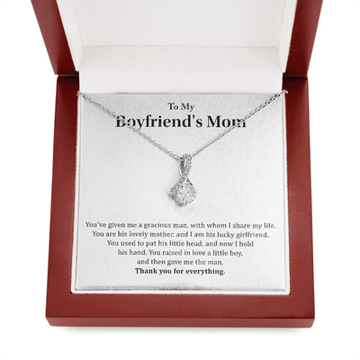To My Boyfriend's Mom - Thank you for everything - Alluring Beauty Necklace