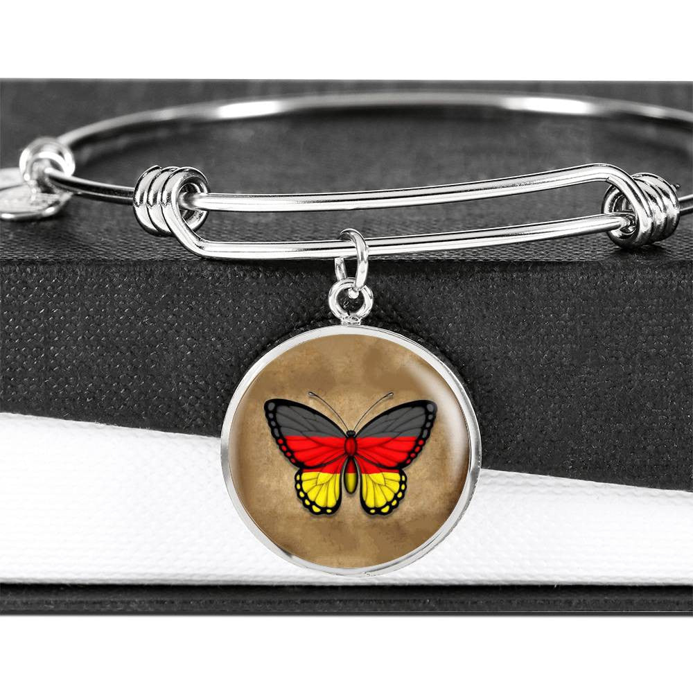 Butterfly Ge - Luxury Circle Bangle Bracelet Gift Idea