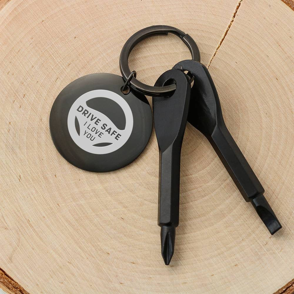 Meanful Screwdriver Gift - Drive Safe I Love You Meanful Gift For Dad Mom