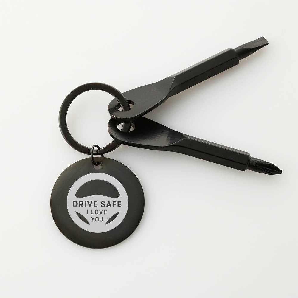 Meanful Screwdriver Gift - Drive Safe I Love You Meanful Gift For Dad Mom