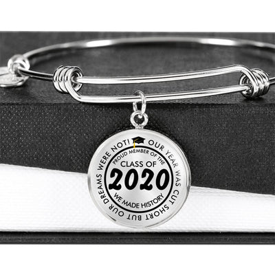 Luxury Graduation Bracelet - Class Of 2022 - Luxury Circle Bangle Bracelet Gift Idea