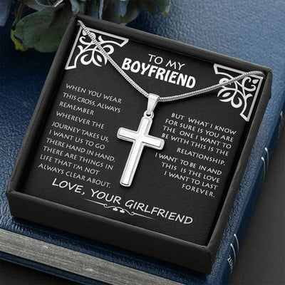 My Boyfriend, Love You - Necklace Artisan Cross Necklace