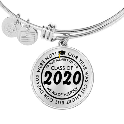 Luxury Graduation Bracelet - Class Of 2022 - Luxury Circle Bangle Bracelet Gift Idea