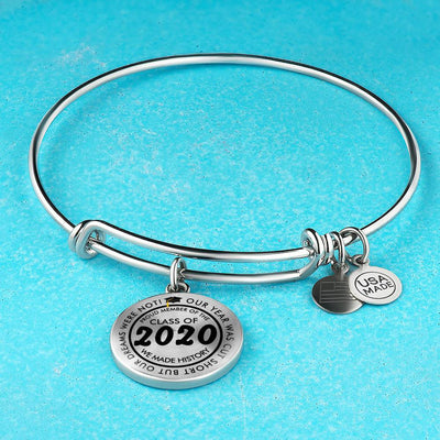 Luxury Graduation Bracelet - Class Of 2022 - Luxury Circle Bangle Bracelet Gift Idea