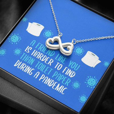 Friend Pandemic - Infinity Hearts Necklace Romantic Gift For Her