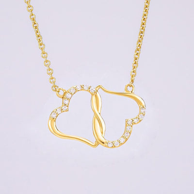 To My Mother-In-Law Mother-In-Law And Friend Eternal Love 10K Solid Gold Heart Necklace Gift Set Diamonds Everlasting Love Luxury Box Gift From Him