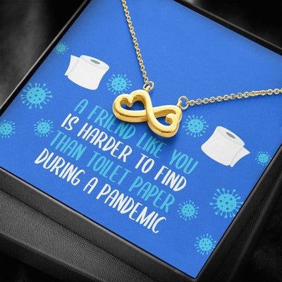 Friend Pandemic - Infinity Hearts Necklace Romantic Gift For Her