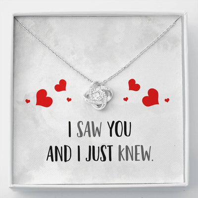 I Just Knew - Love Knot Necklace Luxury Birthday Gift For Her