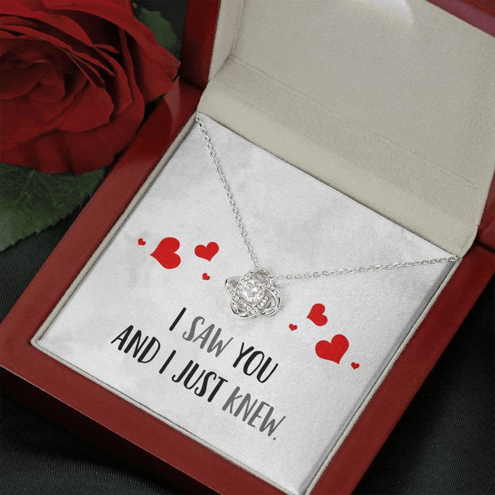 I Just Knew - Love Knot Necklace Luxury Birthday Gift For Her