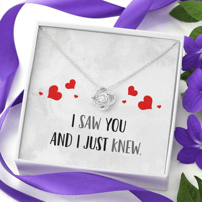 I Just Knew - Love Knot Necklace Luxury Birthday Gift For Her