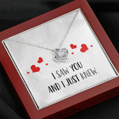 I Just Knew - Love Knot Necklace Luxury Birthday Gift For Her