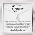 My Queen, spend forever with you - Alluring Beauty Necklace Gift From Husband