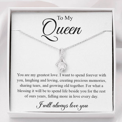 My Queen, spend forever with you - Alluring Beauty Necklace Gift From Husband