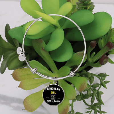 Brooklyn Girl Raised - Luxury Circle Bangle Bracelet Gift Idea