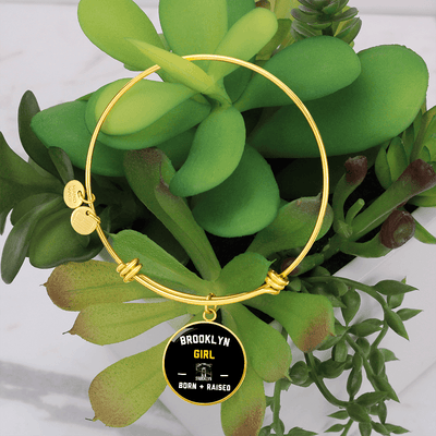 Brooklyn Girl Raised - Luxury Circle Bangle Bracelet Gift Idea