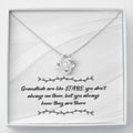 Star Grandkids - Love Knot Necklace Luxury Birthday Gift For Her