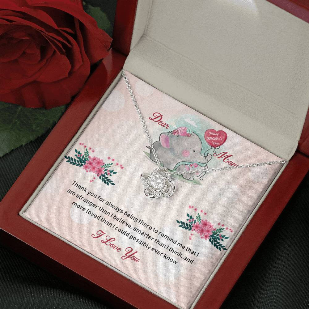 Meaningful Gift Ideas For Mother's Day - For Mom - Happy Mother's Day - Love Knot Necklace