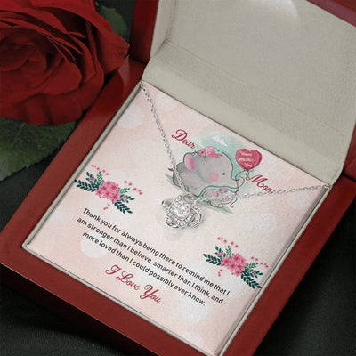 Meaningful Gift Ideas For Mother's Day - For Mom - Happy Mother's Day - Love Knot Necklace