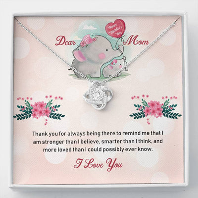 Meaningful Gift Ideas For Mother's Day - For Mom - Happy Mother's Day - Love Knot Necklace