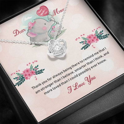 Meaningful Gift Ideas For Mother's Day - For Mom - Happy Mother's Day - Love Knot Necklace