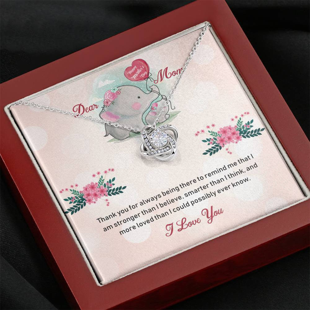 Meaningful Gift Ideas For Mother's Day - For Mom - Happy Mother's Day - Love Knot Necklace
