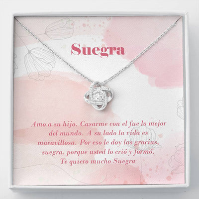 Suegra - Love Knot Necklace Luxury Birthday Gift For Her